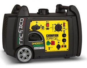 Champion 3400-Watt Dual Fuel RV Ready Portable Inverter Generator