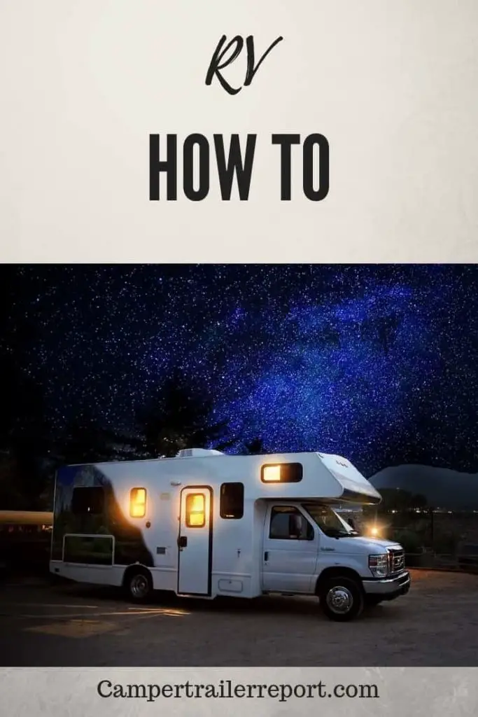 How to winterize RV without antifreeze?