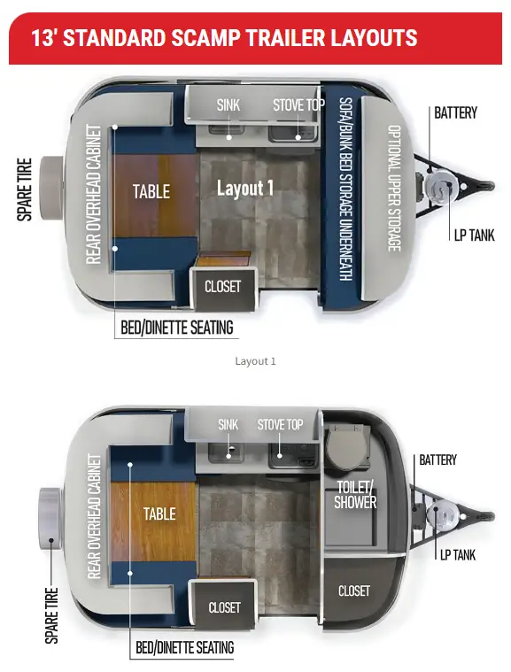 cost of a scamp travel trailer