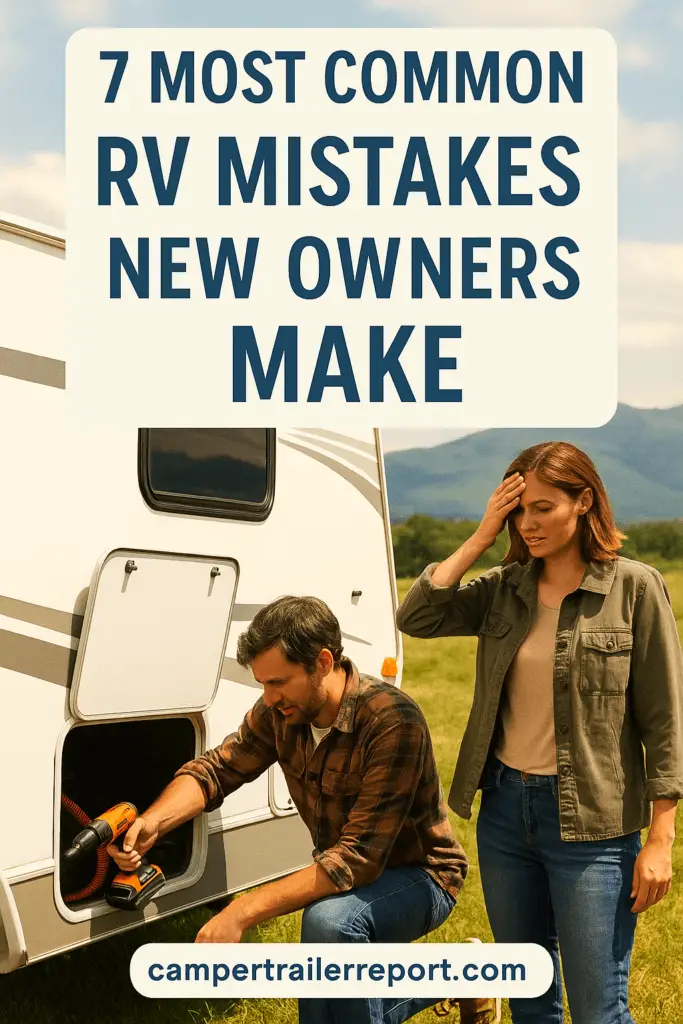 RV mistakes new owners make
